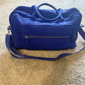 Vera Bradley Royal Blue Quilted Duffel